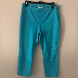 Aqua light blue jeggings